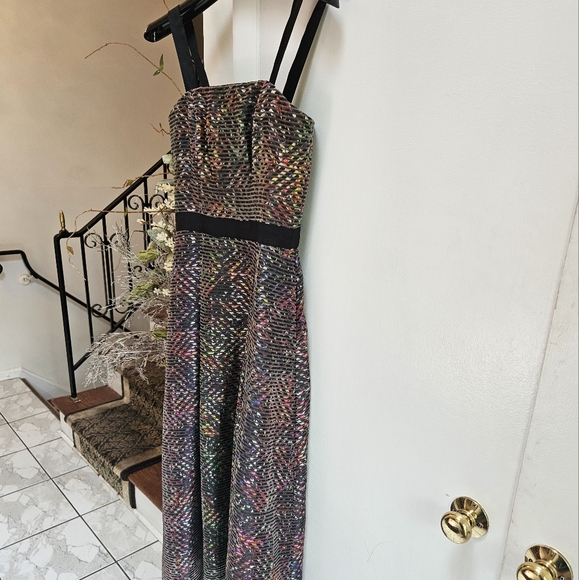 Sachin and Babi Noir Kia iridescent High-Low Gown - Picture 15 of 16